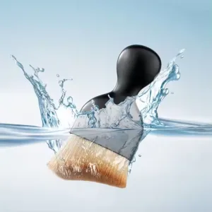 Soft Fiber Wool Car Dust Brush with Ergonomic Handle and Protective Cover