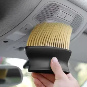 Scratch-Free Car Brush Set for Cleaning AC Vents, Dashboards, and Electronics