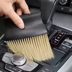 Non Slip Car Brush with Scratch-Free Bristles for Dashboard & Trunk Cleaning