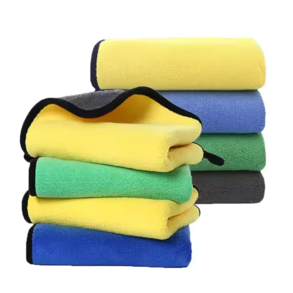 Soft premium microfiber towel for car and home cleaning
